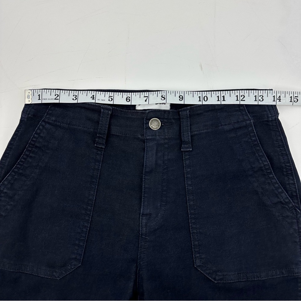 Studio Blue Sophia Utility Cropped Slim Taper Pants Navy Blue Size 26 - Picture 10 of 14